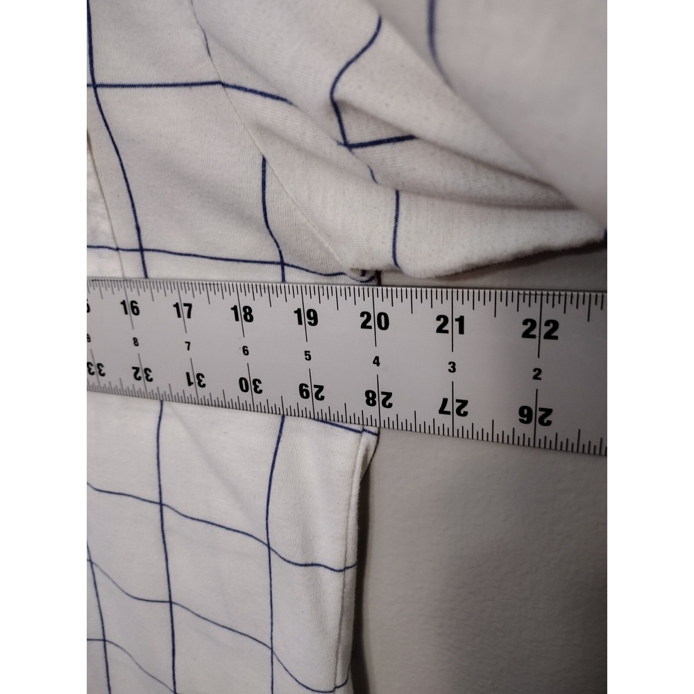 Arnold Palmer Golf Shirt Size Medium White Blue Stripe Vintage Mens - Picture 6 of 10